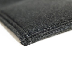 carpet panel trim close up view