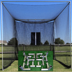 Cimarron Masters Golf Net with Frame Corners Golf Net Cimarron Sports 10 x 10 x 10 