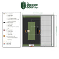Basic golf simulator room design