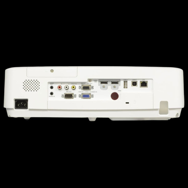 eiki 308u golf simulator projector, back showing ports