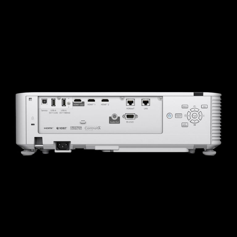 EPSON PowerLite L790SE 4K Golf Simulator Projector - back with ports