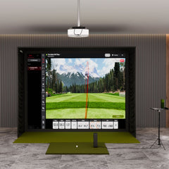 EYE MINI LITE SIG12 Golf Simulator Package with fairway series 5' x 5' Golf mat