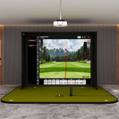 EYE MINI LITE SIG12 Golf Simulator Package with SIGPRO Golf Simulator Flooring