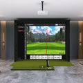 Uneekor EYE MINI SIG12 Golf Simulator Package with SIGPRO Softy 4' x 7' golf mat