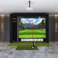 Uneekor EYE MINI SIG12 Golf Simulator Package with Fairway Series Golf Mat
