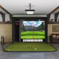 Uneekor EYE XO2 SIG10 Golf Simulator Package Golf Simulator Uneekor SIG10 Golf Simulator Flooring View