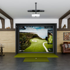 Foresight Falcon SIG10 Golf simulator package with 5x5 golf mat