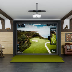 Foresight Falcon SIG12 Golf Simulator Package with Commercial Teeline golf mat