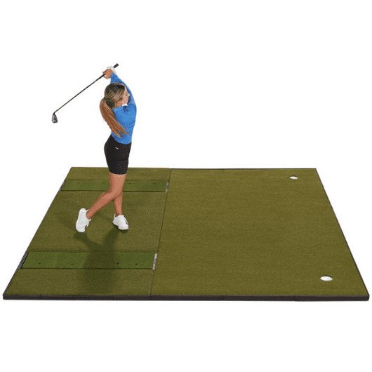 Fiberbuilt 10′ x 10′ Double-Hitting Combo Mat Golf Mat Fiberbuilt 