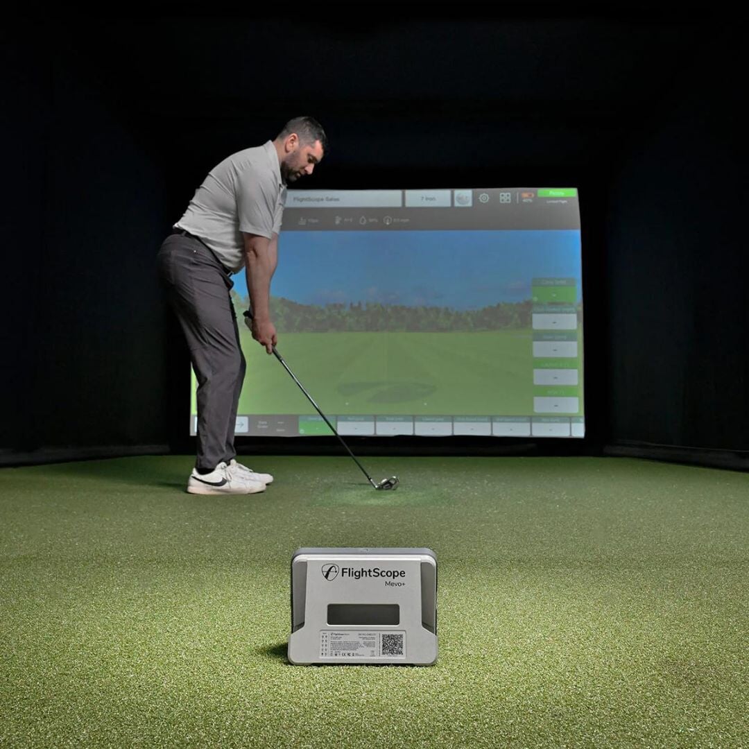Flightscope Golf Chart FlightScope Mevo+ SIG12 Golf Simulator Package – Shop Indoor Golf