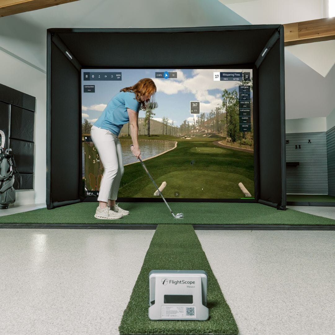 FlightScope MEVO+ SIG10 Golf Simulator Package