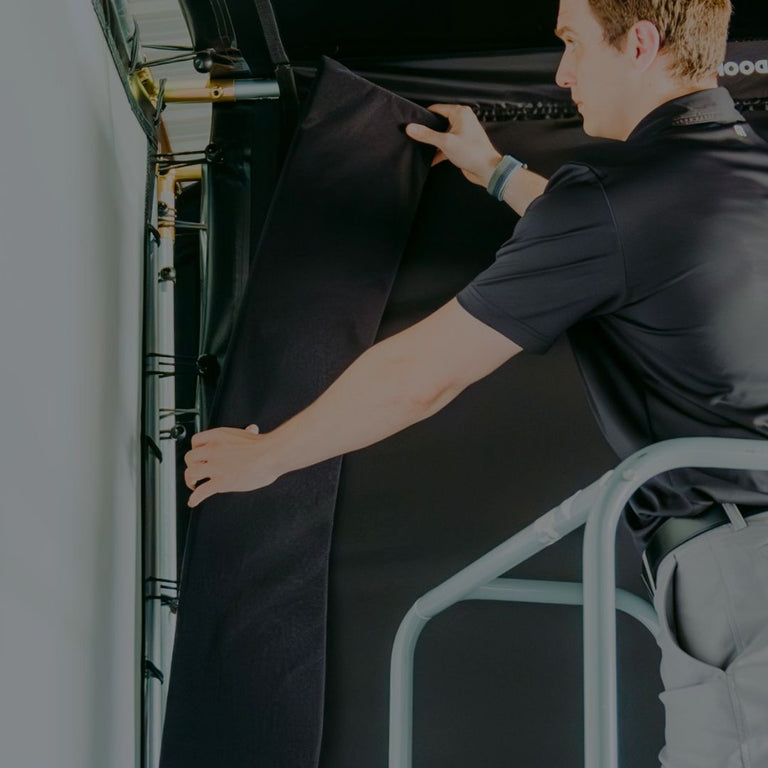Golf Simulator Frame Padding DIY Golf Simulator Enclosure