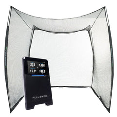 Full Swing KIT Golf Net Practice Bundle Golf Simulator Full Swing 10x10x10 Golf Net 