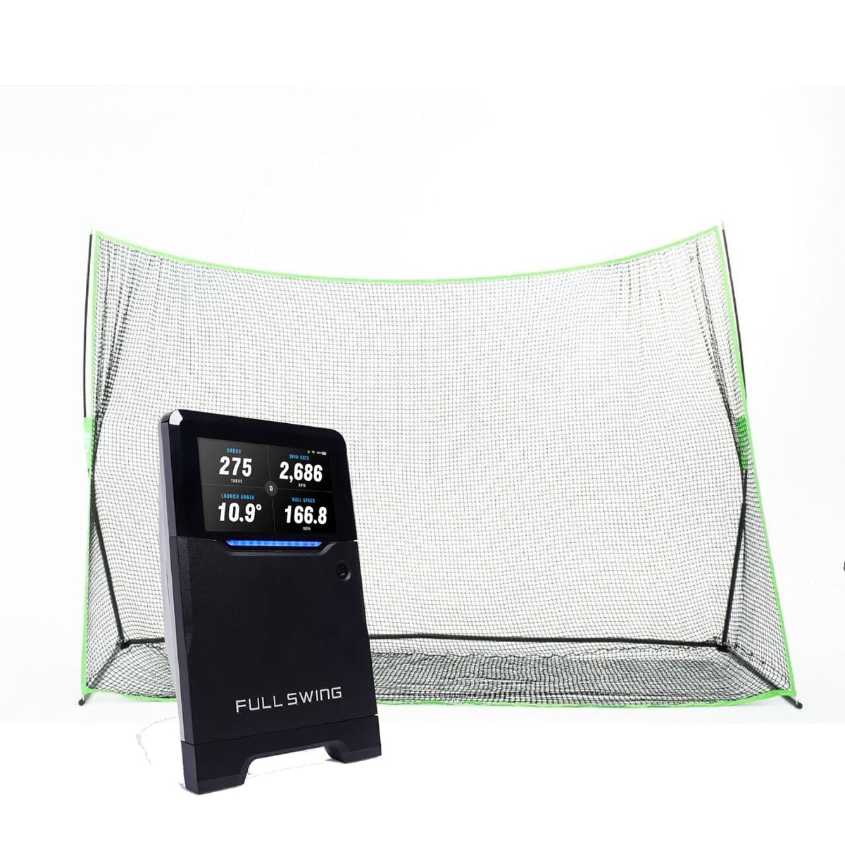 Full Swing KIT Golf Net Practice Bundle Golf Simulator Full Swing 10x7 Rectangle Golf Net 