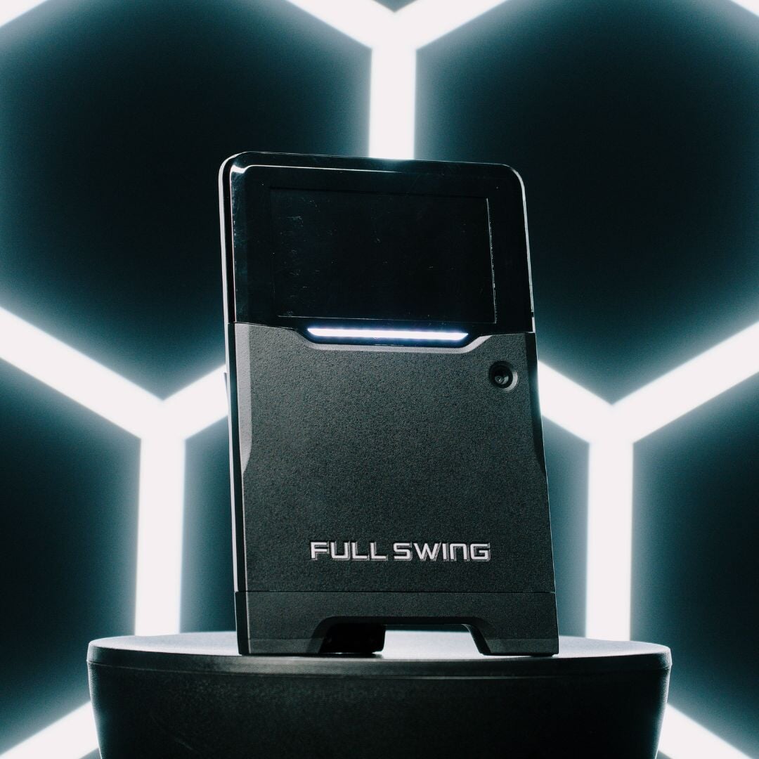 Full Swing Kit Launch Monitor angled view