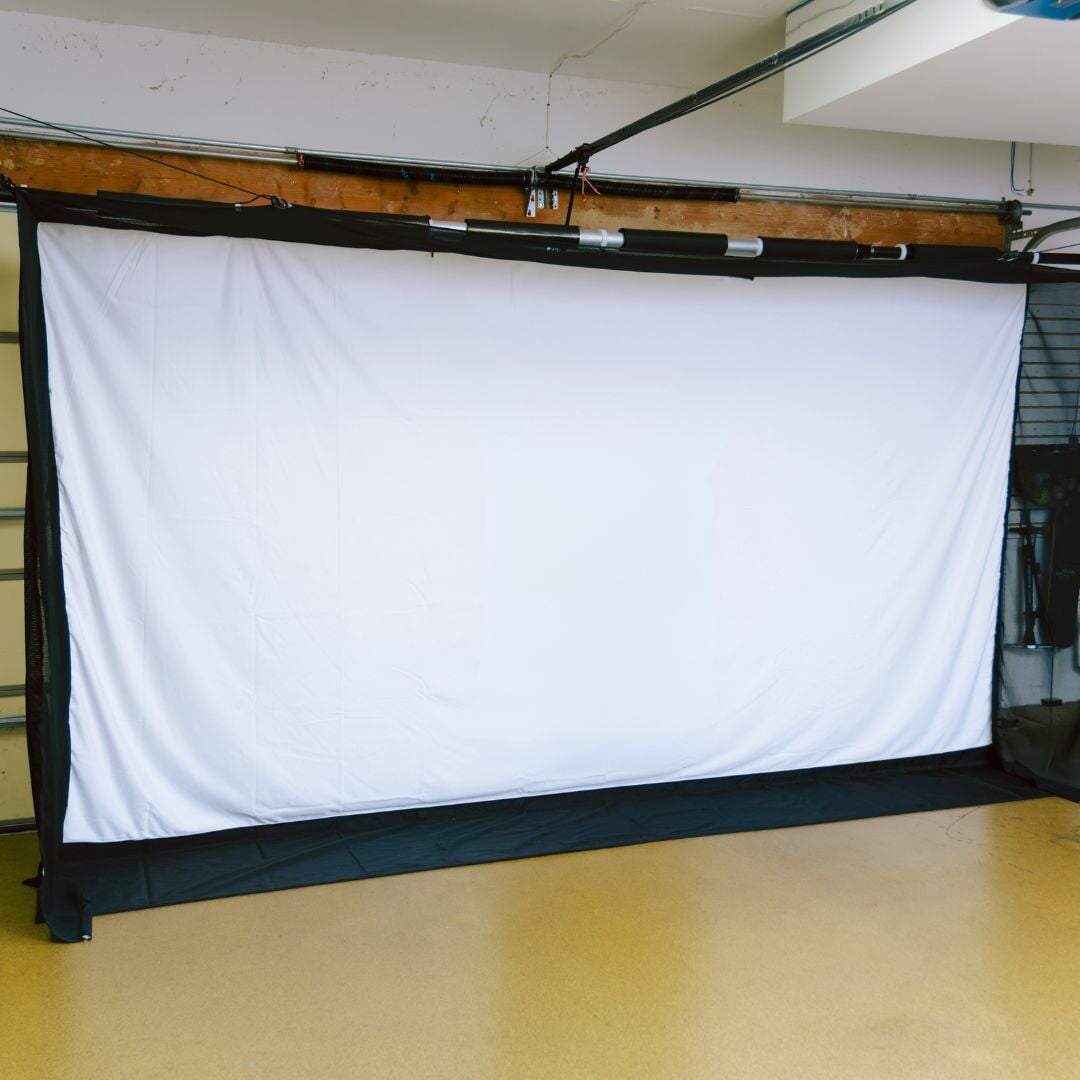G-TRAK Retractable Screen Golf Simulator Enclosure G-TRAK 