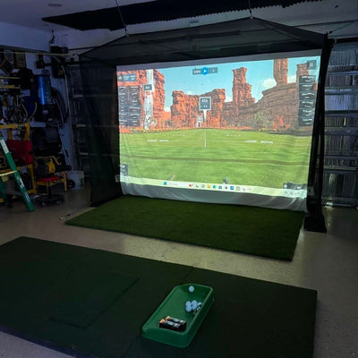 Retractable Garage Golf Simulators