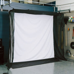 G-TRAK Retractable Screen in garage