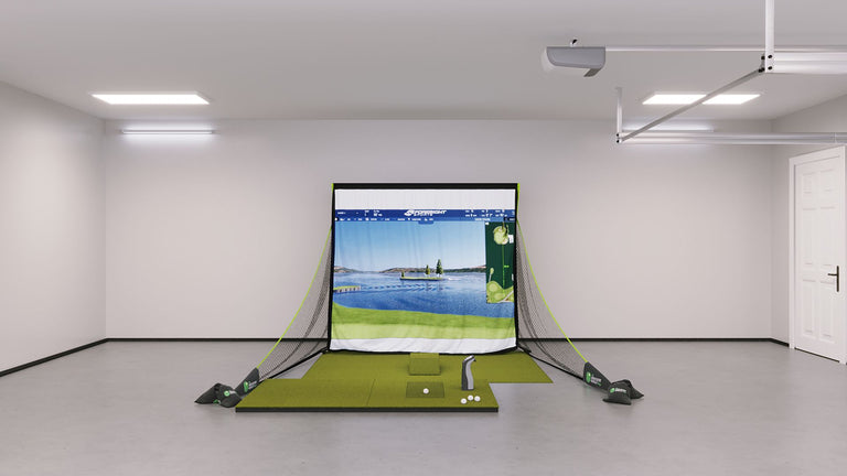 Foresight Sports GC3 Bronze Golf Simulator Package with 4x7 golf mat