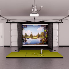 Foresight Sports GC3 Flex Space Package with 4x10 golf mat
