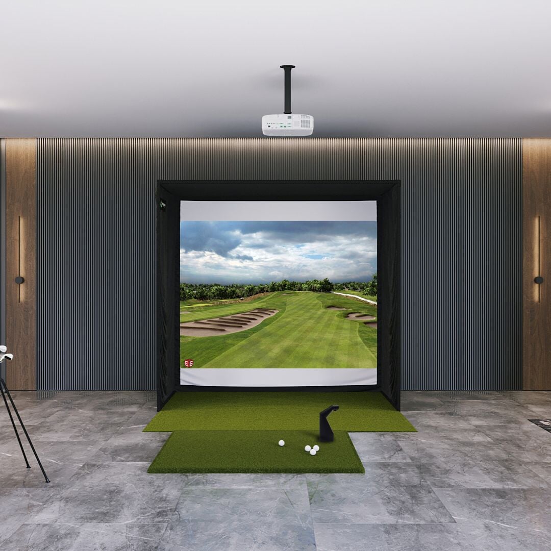 TruGolf Launch Box SIG8 Golf Simulator Enclosure Golf Simulator TruGolf Fairway Series 5' x 5' E6 Range 