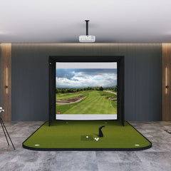 TruGolf Launch Box SIG8 Golf Simulator Enclosure Golf Simulator TruGolf Golf Simulator Flooring E6 Range 