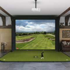 TruGolf Launch Box SIG12 with SIGPRO Golf Simulator Flooring