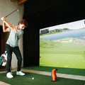 launch pro circle b indoors golf simulator