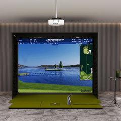 Bushnell Launch pro i SIG12 Golf Simulator package with SIGPRO Softy 4' x 10' golf mat