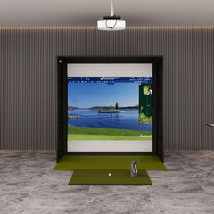 Bushnell Launch pro i SIG8 Golf Simulator package with 5' x 5' Golf mat