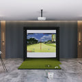 MEVO GEn2 SIG8 GOlf Simulator package with 4x7 golf mat