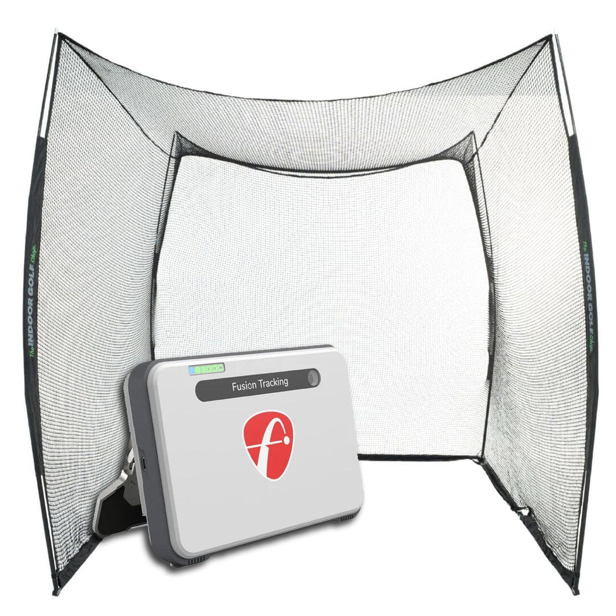 Flightscope Mevo+ Golf Net Practice Bundle Golf Simulator Flightscope 10x10x10 Golf Net None