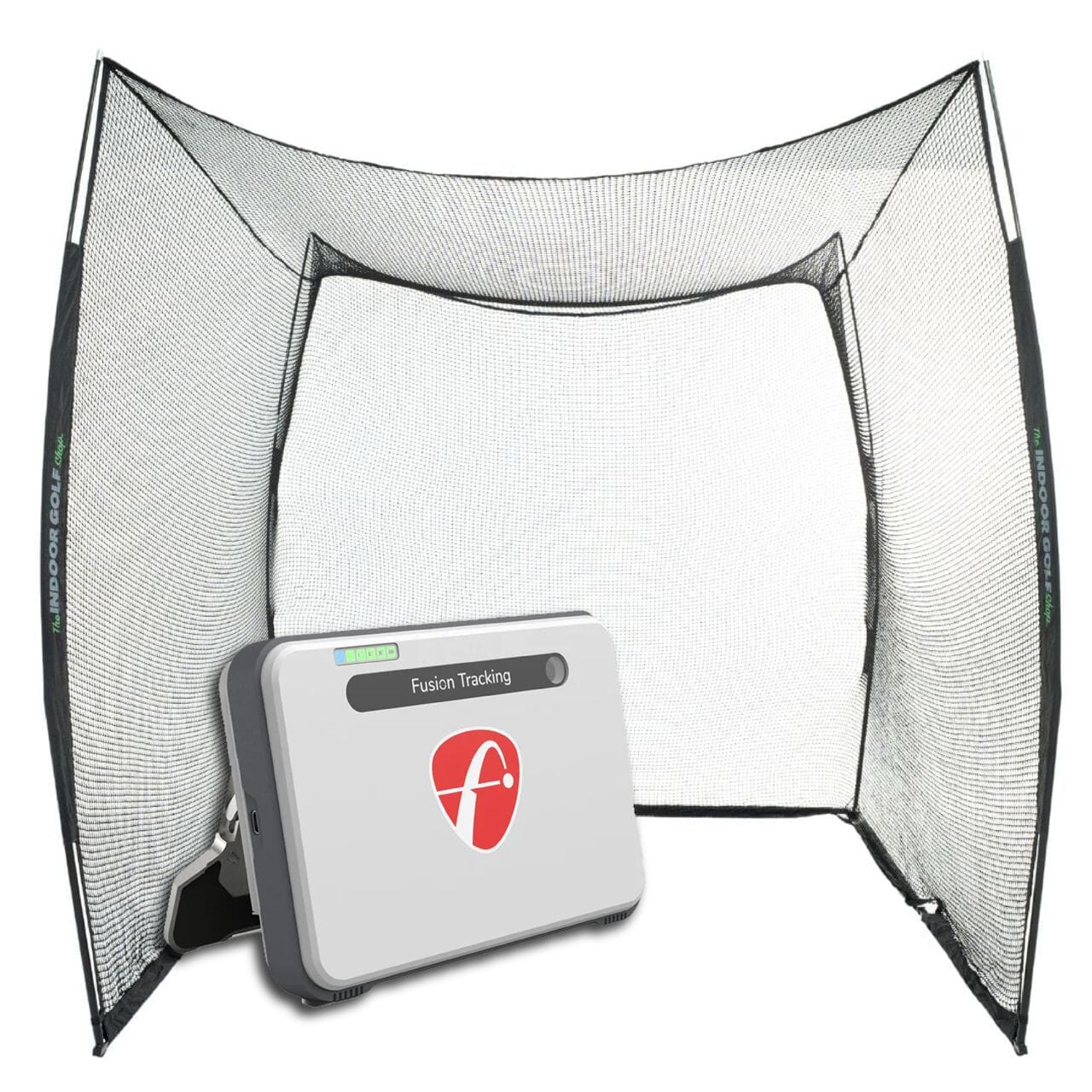 Flightscope Mevo+ Golf Net Practice Bundle Golf Simulator Flightscope 10x10x10 Golf Net None