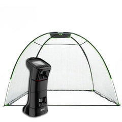 Uneekor EYE MINI Golf Net Practice Bundle Golf Simulator Uneekor 10'x7' Rounded Golf Net View 