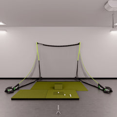 MLM2Pro Training Golf Simulator Package with SIGPRO Softy 4' x 7' golf mat