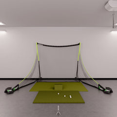 Rapsodo MLM2PRO Training Golf Simulator Package with Fairway series 5' x 5' Golf Mat