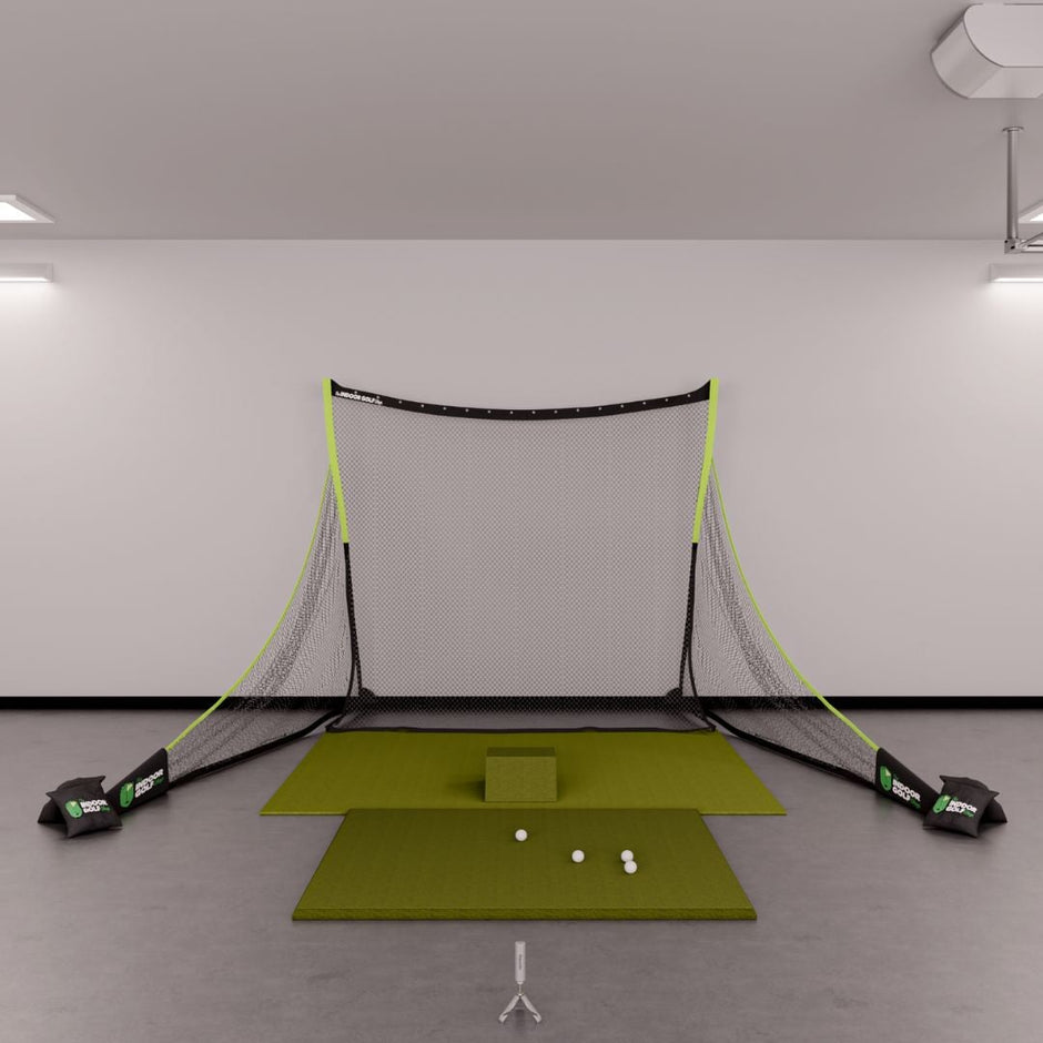 Rapsodo MLM2PRO Training Golf Simulator Package with Fairway series 5' x 5' Golf Mat