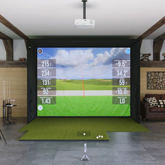 MLM2PRO SIG12 with sigpro softy 4' x 7' golf mat