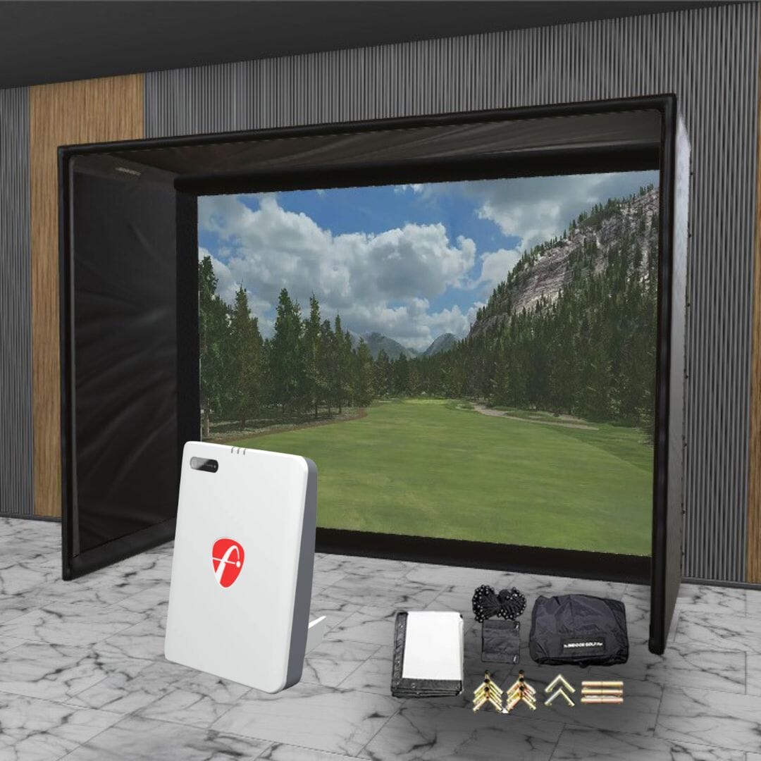 Mv Simulator Flightscope Mevo Gen 2 SIG DIY Golf Simulator Studio Package - The ...