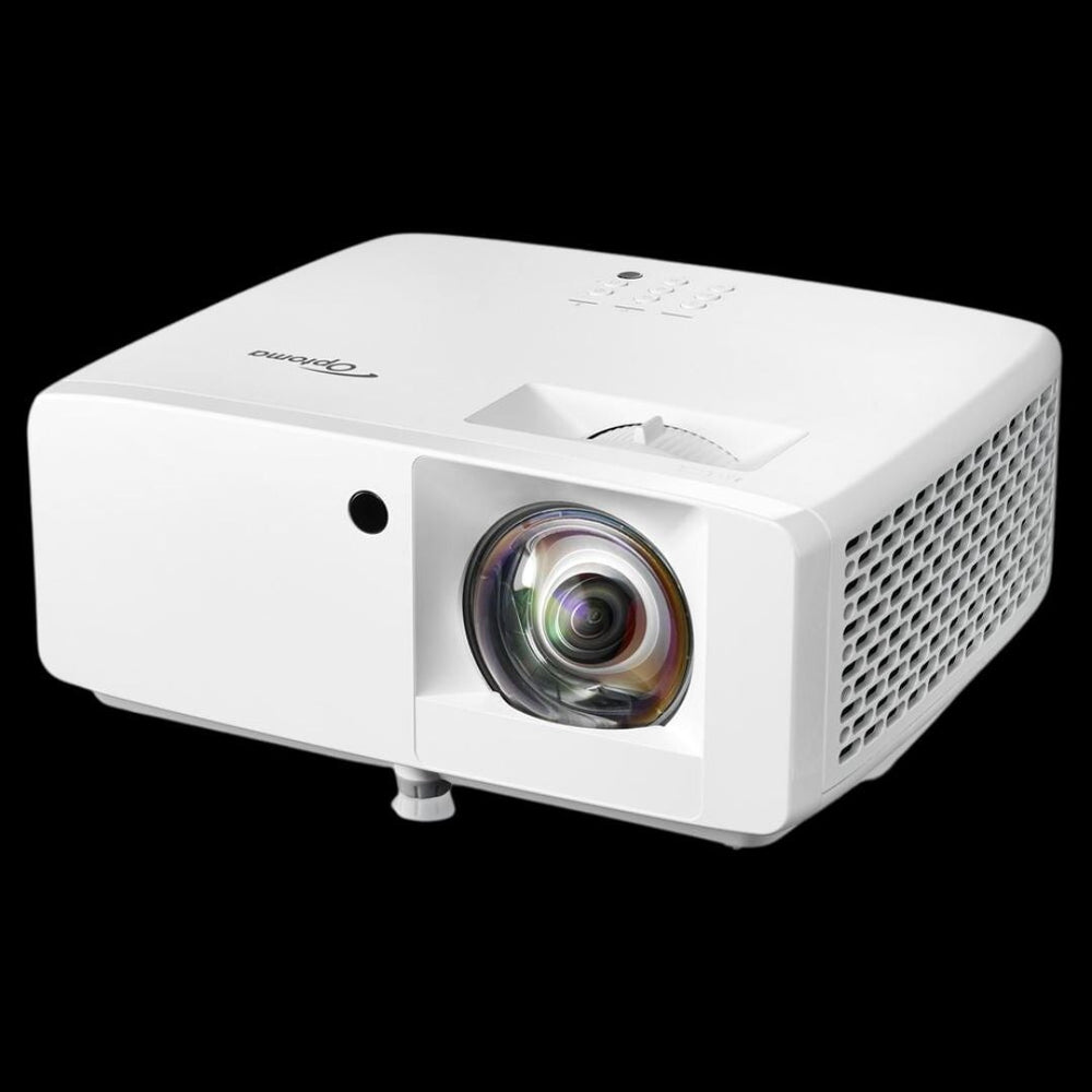 Optoma GT2000HDR Short Throw Golf Simulator Projector, front angled view