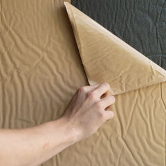 20" x 20" x 2" Foam Wall Panel - peeling the adhesive backing