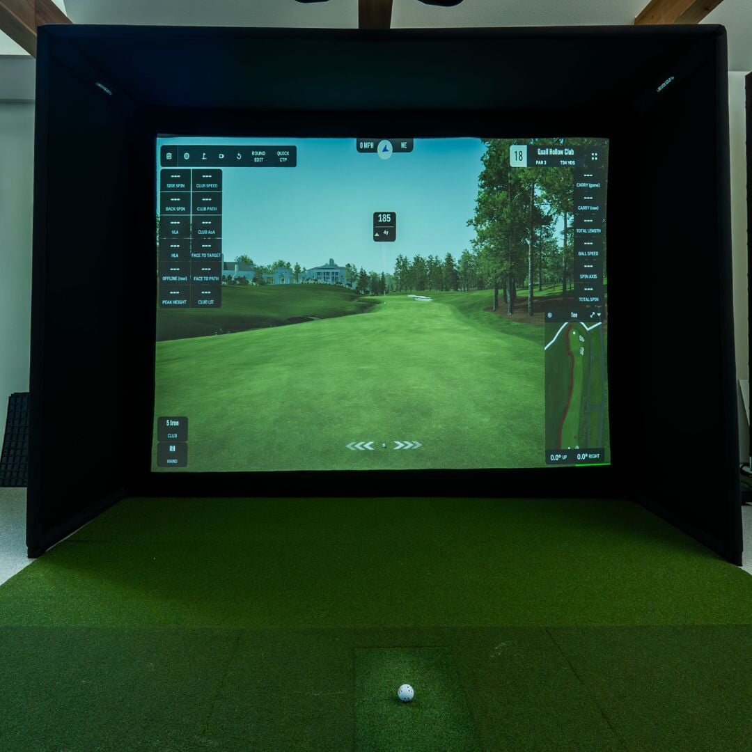 Custom Golf Simulator Impact Screen - SIGPRO™ Premier - Reseller Golf Simulator Screen Shop Indoor Golf 