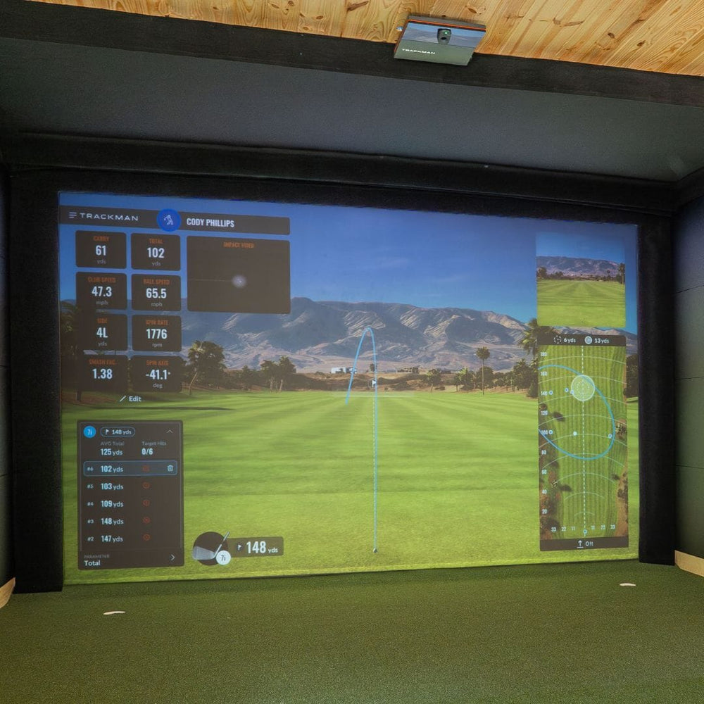 premium golf simulator impact screen