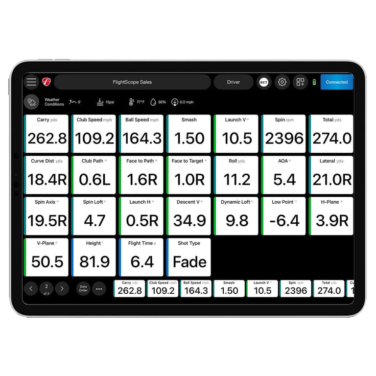 flightscope pro package for MEVO+ and GEN2