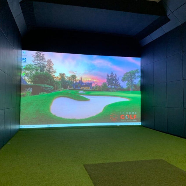 Golf Simulator Frame Padding SIGPRO Golf Simulator Wall Padding | Garage Golf