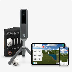 Rapsodo MLM2XPRO Golf Launch monitor with Titleist Pro V1 golf balls