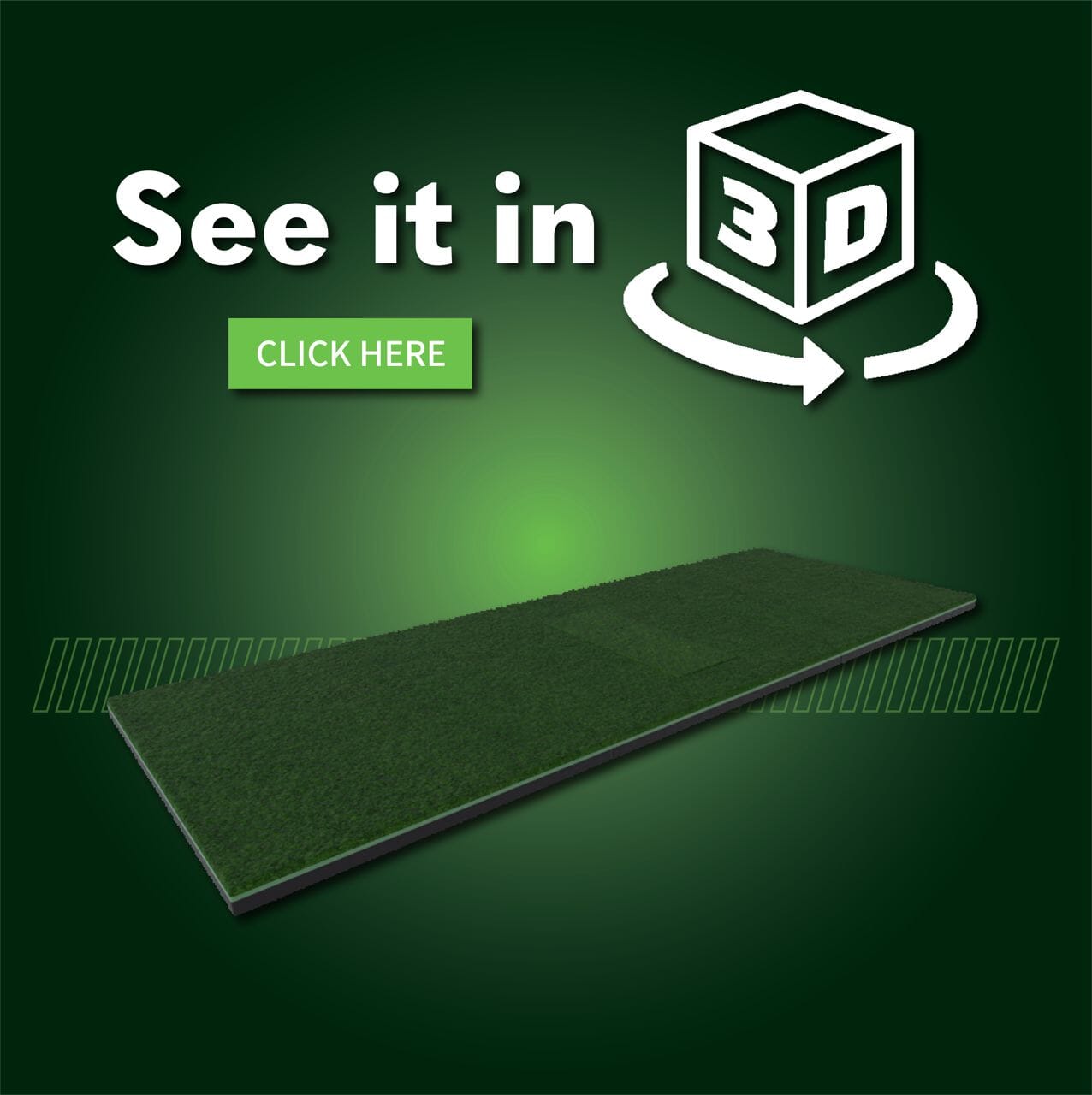 SIGPRO Softy 4' x 10' Golf Mat 3D Viewer