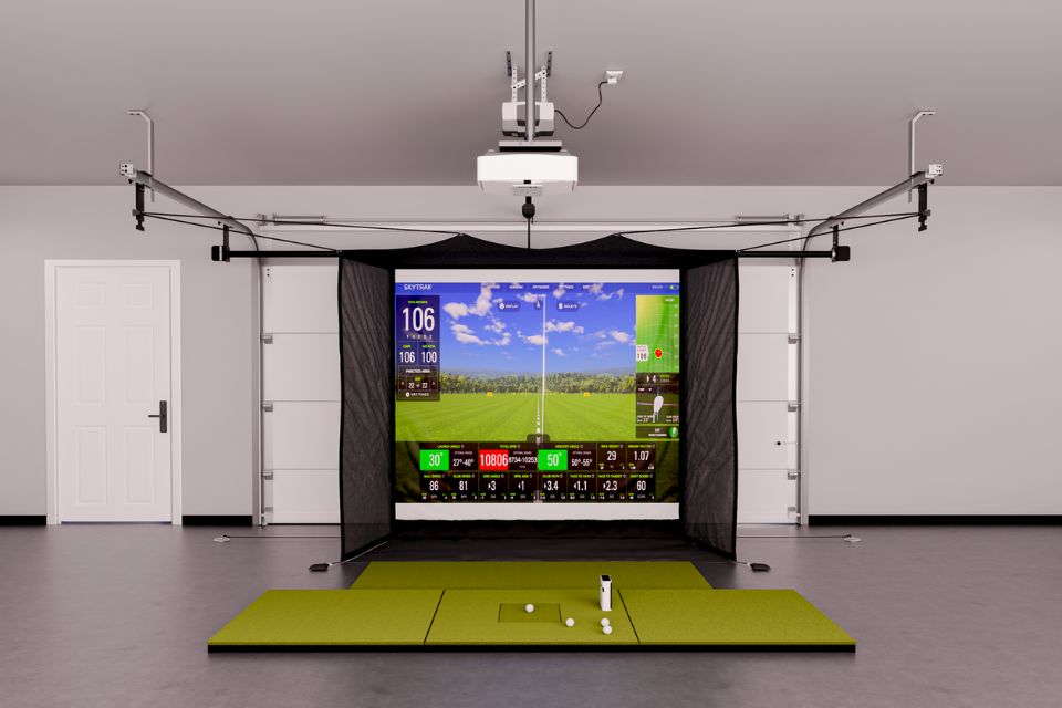  SkyTrak+ Garage Golf Package