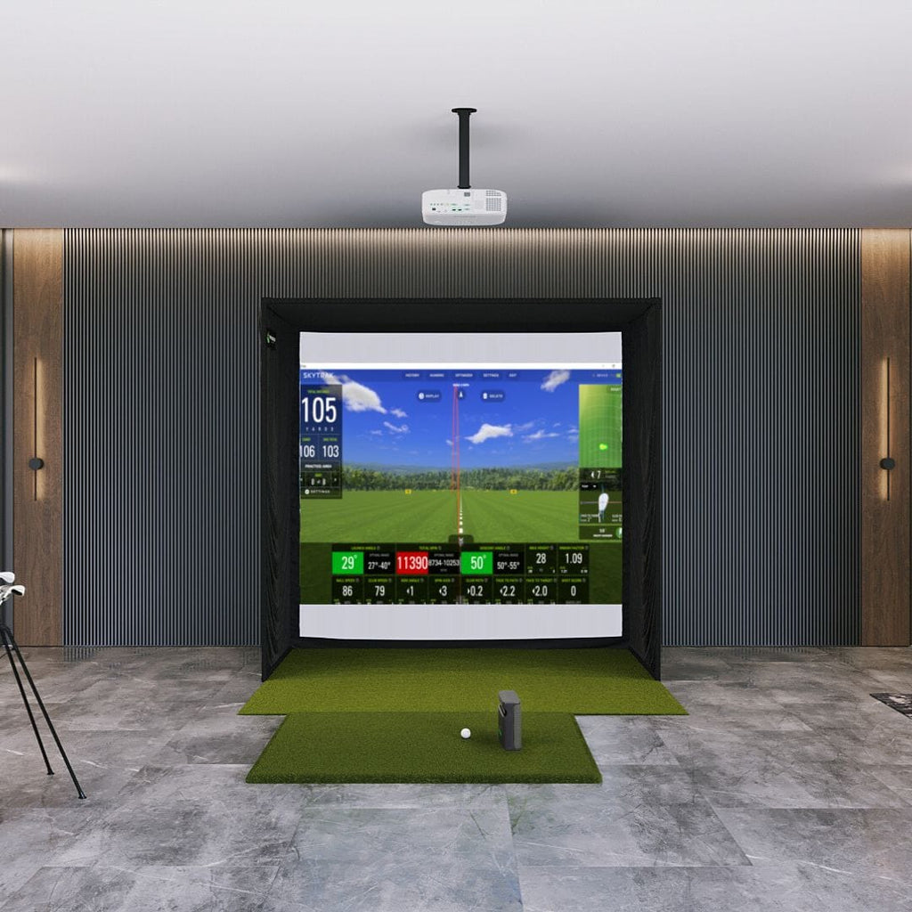 SkyTrak MAX SIG8 Golf Simulator Package