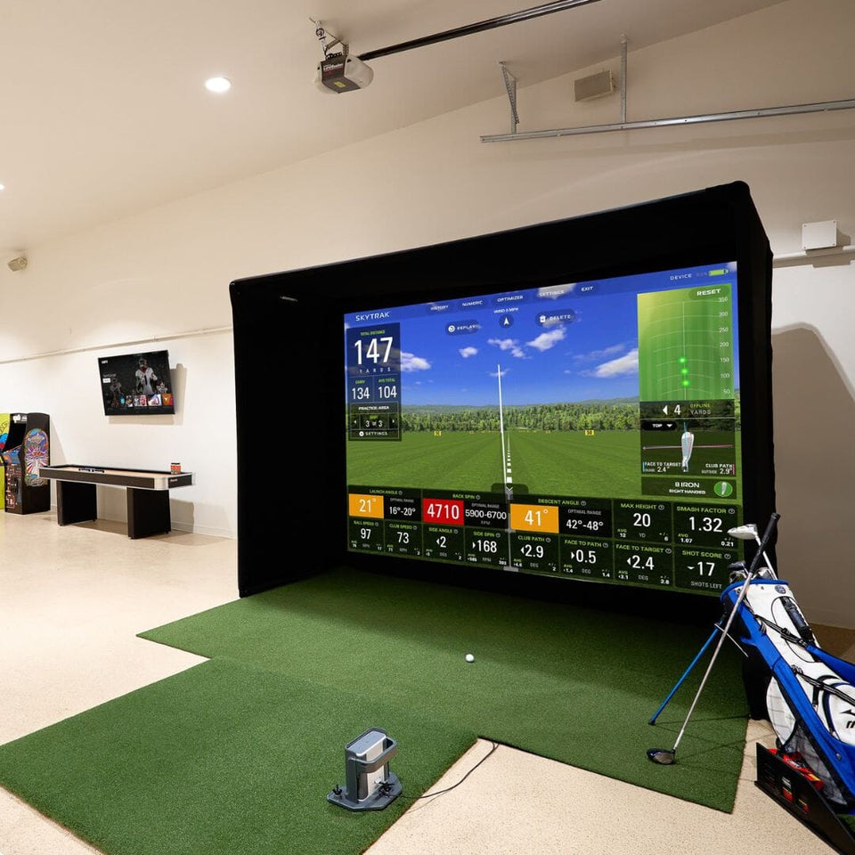 SkyTrak golf simulator package
